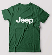 Load image into Gallery viewer, Jeep T-Shirt for Men-S(38 Inches)-Bottle Green-Ektarfa.online
