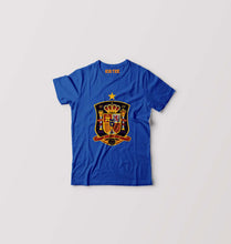 Load image into Gallery viewer, Spain Football Kids T-Shirt for Boy/Girl-0-1 Year(20 Inches)-Royal Blue-Ektarfa.online
