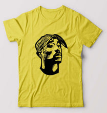 Load image into Gallery viewer, Tupac 2Pac T-Shirt for Men-S(38 Inches)-Yellow-Ektarfa.online
