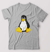 Load image into Gallery viewer, Linux T-Shirt for Men-Grey Melange-Ektarfa.online
