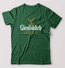 Load image into Gallery viewer, Glenfiddich T-Shirt for Men-S(38 Inches)-Bottle Green-Ektarfa.online
