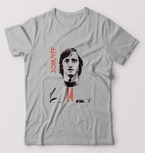 Load image into Gallery viewer, Johan Cruyff T-Shirt for Men-S(38 Inches)-Grey Melange-Ektarfa.online
