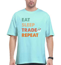 Load image into Gallery viewer, Share Market(Stock Market) Oversized T-Shirt for Men-Mint-Ektarfa.online
