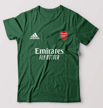 Load image into Gallery viewer, Arsenal 2021-22 T-Shirt for Men-S(38 Inches)-Bottle Green-Ektarfa.online
