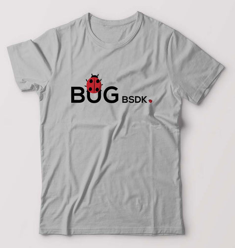 Bug Bsdk T-Shirt for Men-Grey Melange-Ektarfa.online