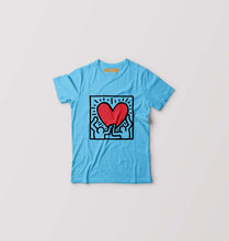 Load image into Gallery viewer, Keith Haring Kids T-Shirt for Boy/Girl-Light Blue-Ektarfa.online
