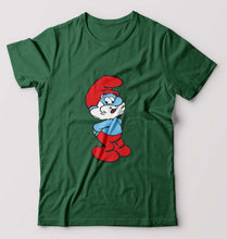Load image into Gallery viewer, Papa Smurf T-Shirt for Men-Bottle Green-Ektarfa.online
