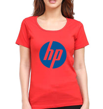 Load image into Gallery viewer, Hewlett-Packard(HP) T-Shirt for Women-XS(32 Inches)-Red-Ektarfa.online
