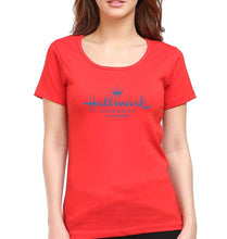 Load image into Gallery viewer, Hallmark T-Shirt for Women-XS(32 Inches)-Red-Ektarfa.online
