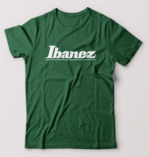 Load image into Gallery viewer, Ibanez Guitar T-Shirt for Men-S(38 Inches)-Bottle Green-Ektarfa.online
