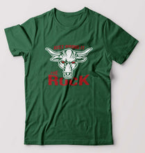 Load image into Gallery viewer, The Rock T-Shirt for Men-S(38 Inches)-Bottle Green-Ektarfa.online
