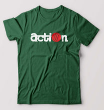 Load image into Gallery viewer, Action T-Shirt for Men-S(38 Inches)-Bottle Green-Ektarfa.online
