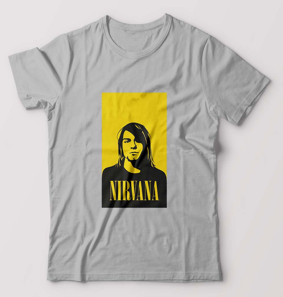 Nirvana T-Shirt for Men-Grey Melange-Ektarfa.online