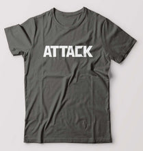Load image into Gallery viewer, Attack T-Shirt for Men-Charcoal-Ektarfa.online
