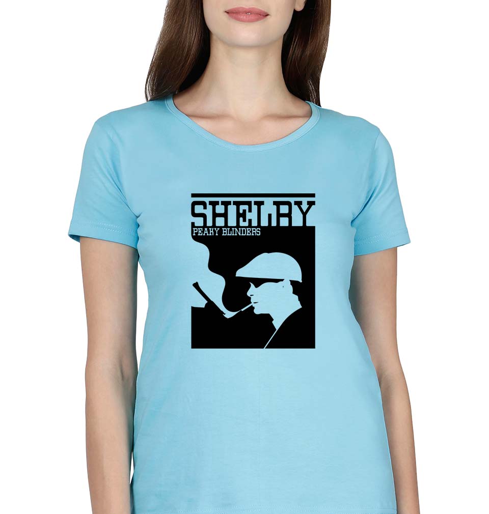 Peaky Blinders T-Shirt for Women-SkyBlue-Ektarfa.online