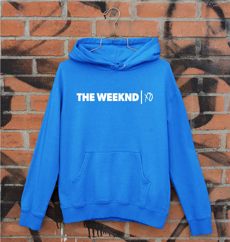 The Weeknd Unisex Hoodie for Men/Women-S(40 Inches)-Royal Blue-Ektarfa.online