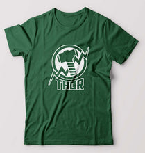 Load image into Gallery viewer, Thor Superhero T-Shirt for Men-Bottle Green-Ektarfa.online
