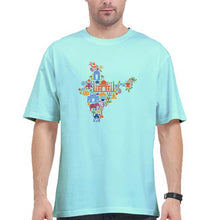 Load image into Gallery viewer, India Oversized T-Shirt for Men-Mint-Ektarfa.online
