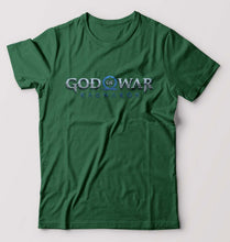 Load image into Gallery viewer, God of War Ragnarok T-Shirt for Men-S(38 Inches)-Dark Green-Ektarfa.online
