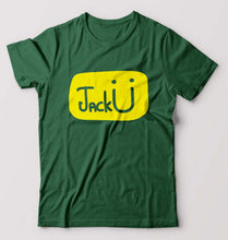 Load image into Gallery viewer, Jack u T-Shirt for Men-Bottle Green-Ektarfa.online
