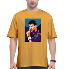 Load image into Gallery viewer, Novak Djokovic Tennis Oversized T-Shirt for Men-Golden Yellow-Ektarfa.online
