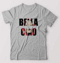Load image into Gallery viewer, Money Heist Bella Ciao T-Shirt for Men-Grey Melange-Ektarfa.online
