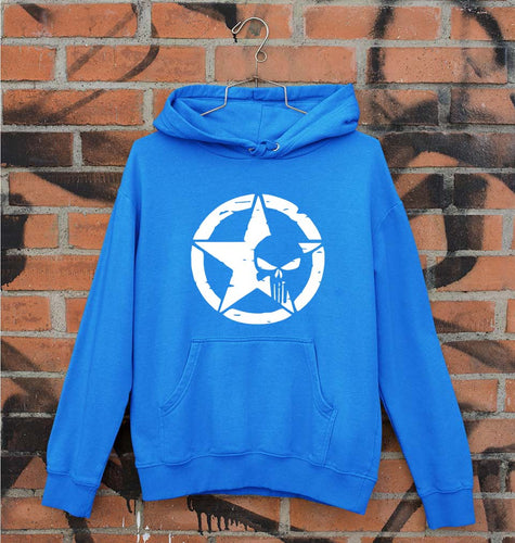 Punisher Unisex Hoodie for Men/Women-Royal Blue-Ektarfa.online