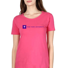 Load image into Gallery viewer, New York University T-Shirt for Women-Pink-Ektarfa.online
