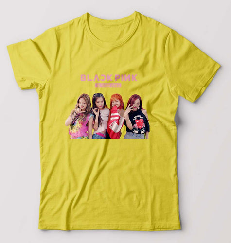 BLACKPINK T-Shirt for Men-Yellow-Ektarfa.online