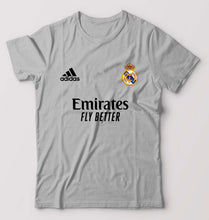 Load image into Gallery viewer, Real Madrid 2021-22 T-Shirt for Men-S(38 Inches)-Grey Melange-Ektarfa.online
