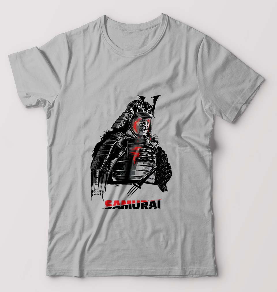 Samurai T-Shirt for Men-Grey Melange-Ektarfa.online