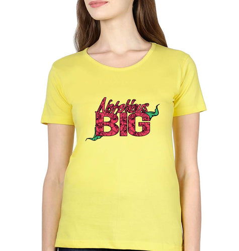 The Notorious B.I.G T-Shirt for Women-Yellow-Ektarfa.online
