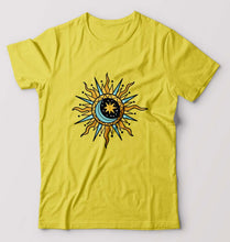 Load image into Gallery viewer, Psychedelic Chakra T-Shirt for Men-S(38 Inches)-Yellow-Ektarfa.online
