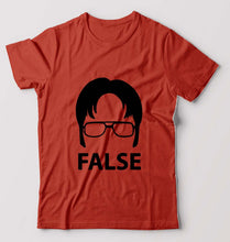 Load image into Gallery viewer, Dwight Schrute T-Shirt for Men-Brick Red-Ektarfa.online
