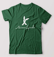 Load image into Gallery viewer, Ariana Grande T-Shirt for Men-S(38 Inches)-Bottle Green-Ektarfa.online
