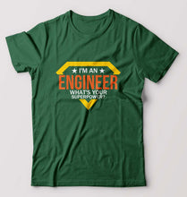 Load image into Gallery viewer, Engineer T-Shirt for Men-Bottle Green-Ektarfa.online
