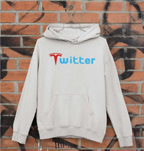 Load image into Gallery viewer, Elon Musk Twitter x Tesla Unisex Hoodie for Men/Women-Grey Melange-Ektarfa.online
