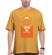 Load image into Gallery viewer, Max Verstappen Oversized T-Shirt for Men-Golden Yellow-Ektarfa.online
