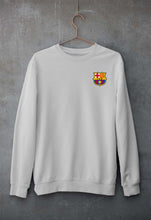 Load image into Gallery viewer, Barcelona Logo Unisex Sweatshirt for Men/Women-Grey Melange-Ektarfa.online
