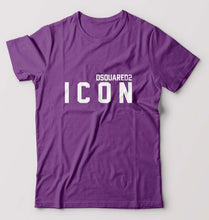 Load image into Gallery viewer, DSQUARED - ICON T-Shirt for Men-S(38 Inches)-Purple-Ektarfa.online
