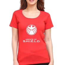 Load image into Gallery viewer, Agents of S.H.I.E.L.D Love T-Shirt for Women-Red-Ektarfa.online

