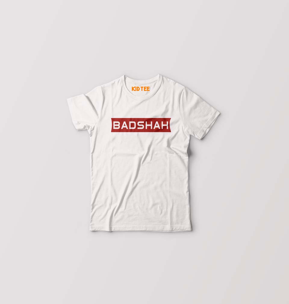 Badshah Kids T-Shirt for Boy/Girl-White-Ektarfa.online