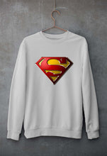 Load image into Gallery viewer, Superman Superhero Unisex Sweatshirt for Men/Women-Grey Melange-Ektarfa.online
