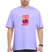 Load image into Gallery viewer, Psychedelic Music Peace Love Oversized T-Shirt for Men-Lavender-Ektarfa.online
