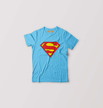 Load image into Gallery viewer, Superman Kids T-Shirt for Boy/Girl-0-1 Year(20 Inches)-Sky Blue-Ektarfa.online
