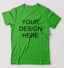 Load image into Gallery viewer, Customized-Custom-Personalized T-Shirt for Men-S(38 Inches)-flag green-Ektarfa.co.in
