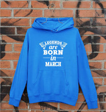 Load image into Gallery viewer, Legends are Born in March Unisex Hoodie for Men/Women-Royal Blue-Ektarfa.online

