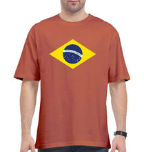 Load image into Gallery viewer, Brazil Oversized T-Shirt for Men-Coral-Ektarfa.online
