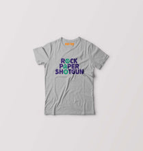 Load image into Gallery viewer, Rock Paper Shotgun Kids T-Shirt for Boy/Girl-Grey-Ektarfa.online
