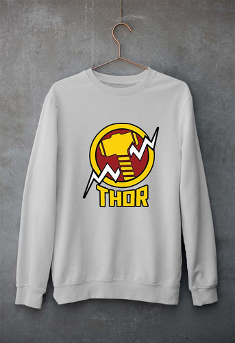 Thor Superhero Unisex Sweatshirt for Men/Women-Grey Melange-Ektarfa.online
